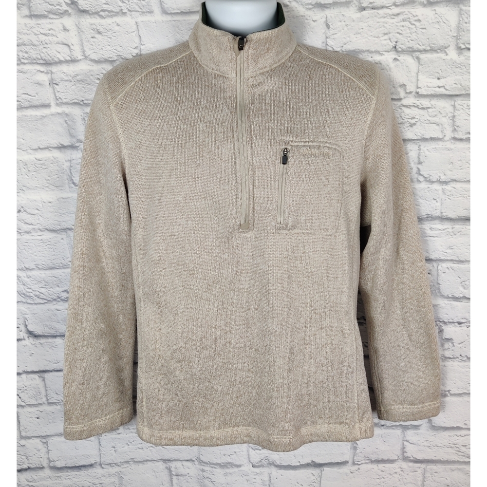 Woolrich Angler 1/4 Zip Pullover Fleece Size Medium